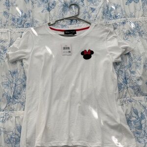 Kate Spade x Disney White and Red Minnie Mouse Tee